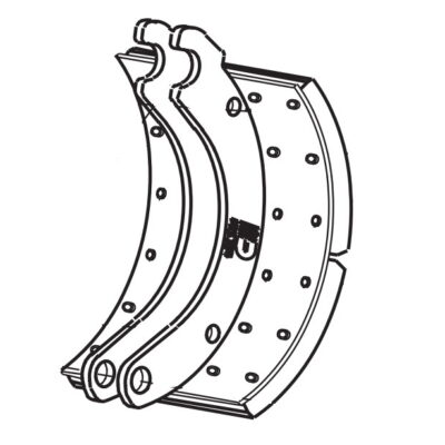 Air Brake Shoe and Lining 12-1/4 x 7.5 "PQ" Style Part Number 2060853