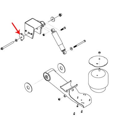 Cush Pivot Alignment Washer Part Number 2062031