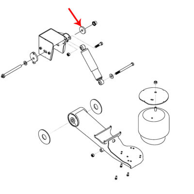 Cush Pivot Bolt Kit Part Number 2062285 – Eager Beaver Trailers