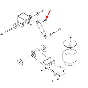 Cush Shock Mounting Bolt Part Number 2062035