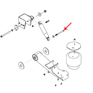 Cush Shock Mounting Bolt Part Number 2062036