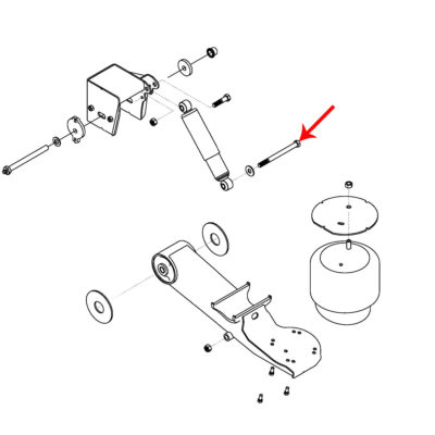 Cush Shock Mounting Bolt Part Number 2062036