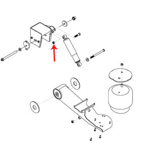 Cush Shock Mounting Lock Nut Part Number 2062037