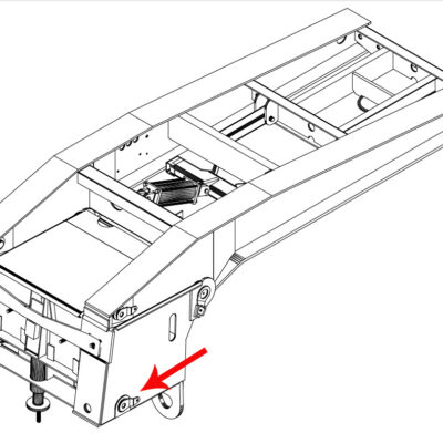 35-60 GSL Lift Cylinder Bottom Pin Part Number 2063082