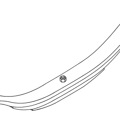 Hutch 9700 3-Leaf Spring Part Number 2055137