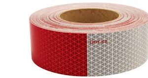 Red and White Conspicuity Striping Part Number 2060608