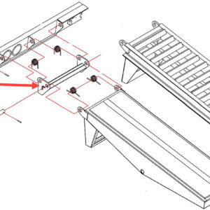 LW Wood Filled Ramp Movable Link - Part Number 2062168