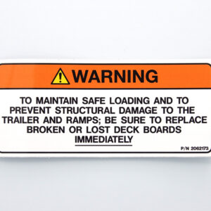 Replace Damaged Wood Decal - Part Number 2062173