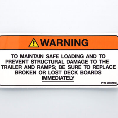 Replace Damaged Wood Decal - Part Number 2062173