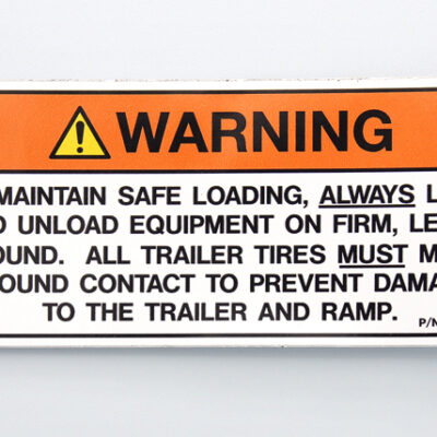 Load On Even Ground Decal - Part Number 2062174