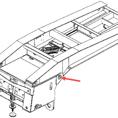 35-60GSL Main Pivot Headless Pin - Part Number 2062292