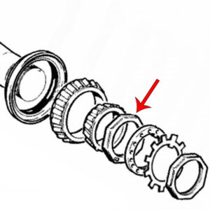 Inner Spindle Nut - Part Number 2055836