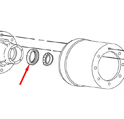 Outer Bearing Cup - Part Number 2058306