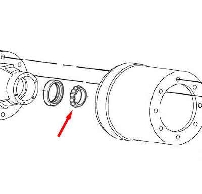 Outer Bearing Cone - Part Number 2058308