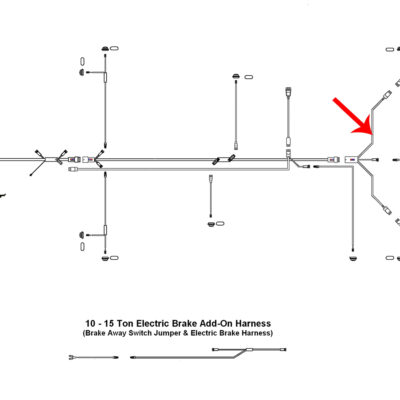 Tailboard Center Harness PLUS - Part Number 2062061
