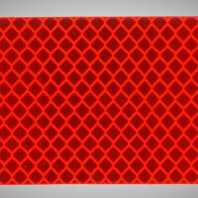 Oblong Red Reflector Decal - Part Number 2062130