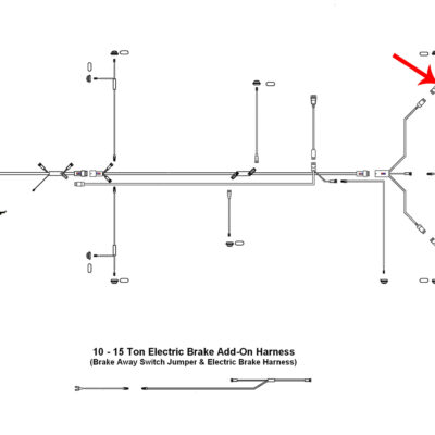 Curb Side 14" PLUS LED Harness - Part Number 2062198