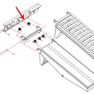 Tailboard Standoff - Part Number 2062333