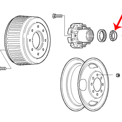 Outer Bearing 9K Axle - Part Number 2054855
