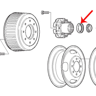 Outer Race 12K Axle - Part Number 2057588