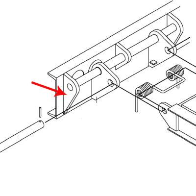 Tailboard Fixed Linkage - Part Number 2060553