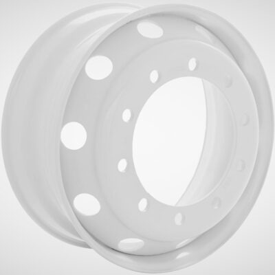 22.5" x 8.25" Hub-Piloted 10 Hole Steel Wheel - Part Number 2060825