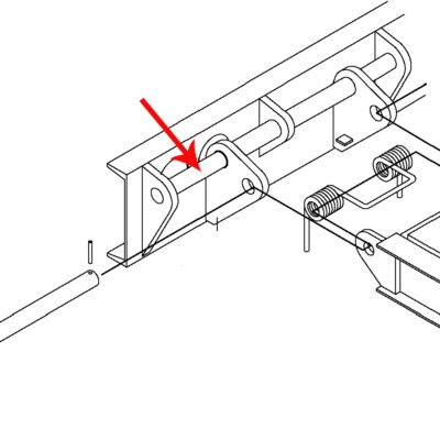 2" x 32" Cold Rolled Hinge Pin - Part Number 2060866