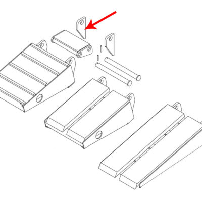 Flip Ramp Mounting Linkage - Part Number 2061071