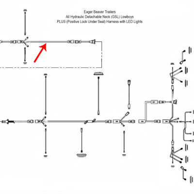 Lowboy Gooseneck Main Harness - Part Number 2062046