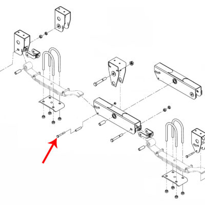 CUSH Spring Keeper Bolt - Part Number 2062227