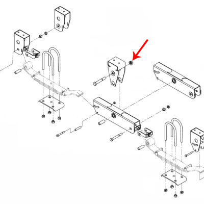 CUSH Equalizer Nut - Part Number 2062232