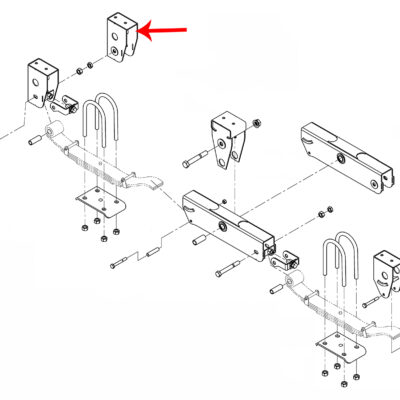 CUSH Right Hand Front Hanger - Part Number 2062272