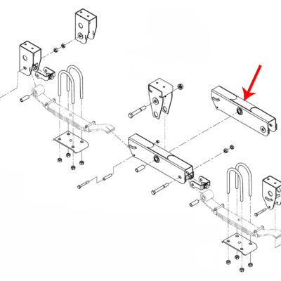 CUSH Right Hand Tandem Slipper Equalizer - Part Number 2062274