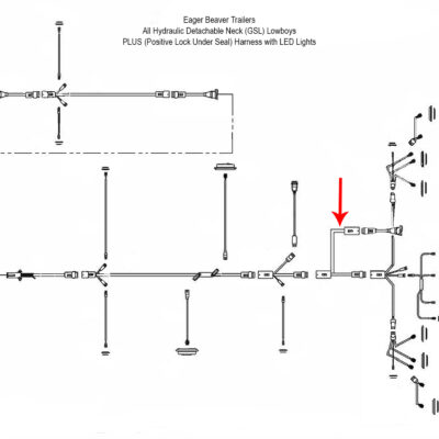 Tailboard "Y" Adapter Harness - Part Number 2062337