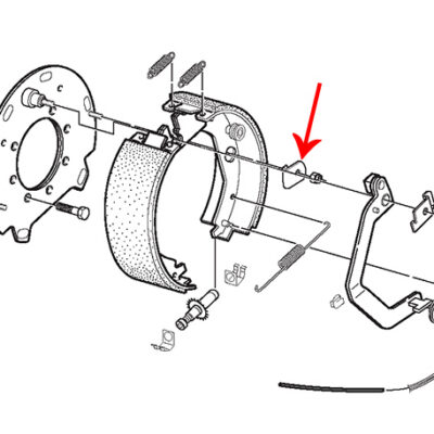 Shoe Hold-Down Washer - Part Number 2057530