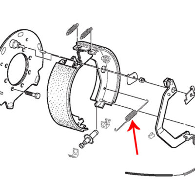 Adjuster Spring - Part Number 2057536